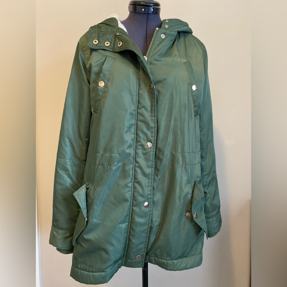 Green Forever 21 coat